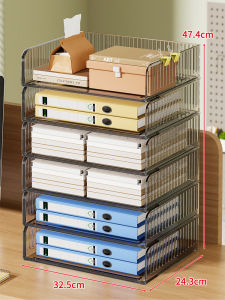WUBUWEI | Document Storage Rack File Organizer Box
