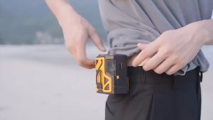 Portable Waist Fan USB Hanging Neck Mini Fan Outdoor Hanging Neck Waist Fan USB Mini Portable Rechargeable Multifunct Travel Hiking Cycling 小风扇