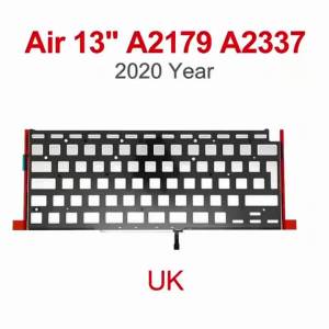 New Laptop Keyboard Backlight UK Big Enter key For MacBook Air 13" A2179 A2337 Keyboard Backlit Sheet 2020 Year