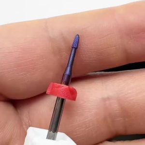 1Pcs Puple Plate Carbide Nail Drill Bits Professional Pedicure Manicure Tools for Acrylic Gel Nails Polishing and Cleaning Cutic