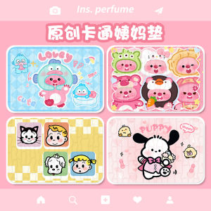 Cute Cartoon Cotton Maternity Pad Girls Period Bed Mat Menstrual Leakproof Pad Absorbent Eco-friendly Sanitary Napkin Pad