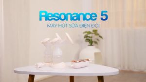 (Resonance 5) (MÀU HỒNG) Máy hút sữa điện đôi Fatzbaby - Có pin sạc Fatz FB1180VN FB1180VNH MGG