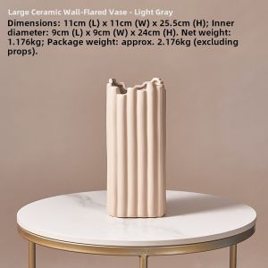 Modern Simple Style Artificial Flower Vase Decorative Piece for TV Cabinet Living Room Tabletop New Home Dining Table Art