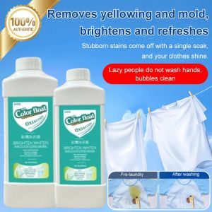 Bleach Laundry Detergent Large Capacity Stain Removal Cleaning Laundry Detergent/Universal Bleaching Laundry Detergent For Colored And White Clothes