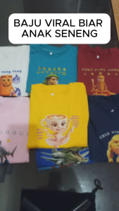Fashion Distro anak anak kaos Anomali anak Atasan anak laki laki anak perempuan Anomali Brr Brr Patapim