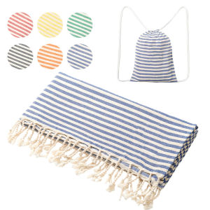 Turkish Striped Beach Towels Bulk with Travel Bag Oversized 100x180cm Bath Towels Quick Dry Lightweight Travel Beach Towel