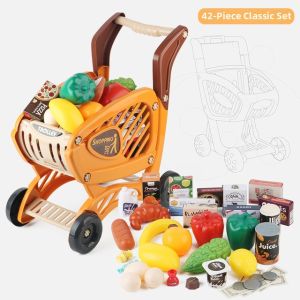 Large Supermarket Shopping Trolley Toy