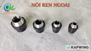 Nối (Măng sông) ren ngoài HDPE hàn âm dương- hàn lồng- nối trong phi 63- phi 75