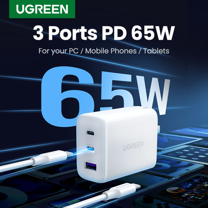 python game source code: tổng hợp dự Án và... Bộ sạc UGREEN 65W USB C 3 cổng Bộ sạc 36W PD Bộ sạc nhanh Bộ sạc nguồn ...