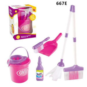 Cleaning Toy Vacuum Cleaner Broom Simulation Educational Toy for Kids Home Cleaning Tools Representation