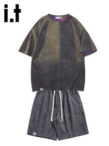 izzue | Tie-Dye Loose Summer Leisure Sportswear Set