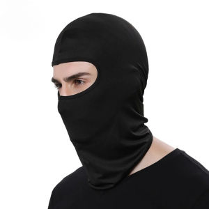 Mask COD Ghost Mask Breathable Mesh Rider Balaclava Stretch Full Face Balaklava Tube Skull Print Mask Black