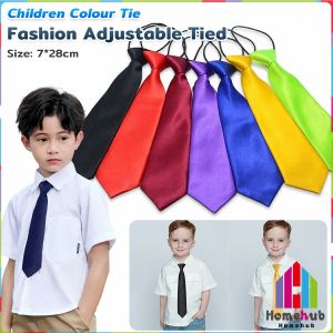 HB Fashion Kids Necktie Adjustable Tied For Boy And Girl Cute Decoration Casual Uniform Accessories