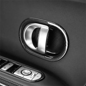 4PCS Auto Trim Inner Door Handle Bowl Cover Decoration Accessories ABS Material For Hyundai IONIQ 5/IONIQ 5 N 2022-2025 LHD RHD