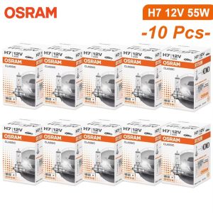 Osram | OSRAM Original CLASSIC H7 64210 PX26d Standard Hi/lo Beam Car Lamp 12V 55W 3200K White Halogen Light Car Headlight Bulb