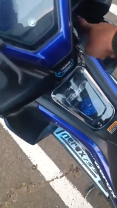 Aerox 155 V2 Carbon Look Fuel Tank Cover – Durable ABS Protector Transparent Design No Scratch Finish