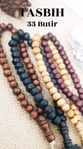 [Bayar di Tempat] TASBIH KAYU ISI 33 BUTIR TASBIH SHOLAT SOUVENIR HAJI UMROH MUSLIM
