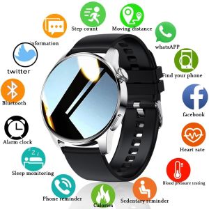 LIGE sport watch for men Heart Rate Monitor Full Touch Sports Waterproof Mens Watches Answer Dial Call jam tangan lelaki original + Box
