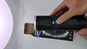 LED Senter COB ZOOM Rechargeable SUPER TERANG LED Outdoor USB Rechargeable IPX4 tahan air kelas hidup Taktis Cahaya 916 18650 Battery