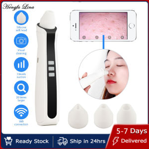 Hengfa Lina Wifi Camera Connection Blackhead Remover Vacuum Negative Pressure Acne Comedone Extractor USB Rechargeable Dead Skin Pore Clean