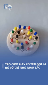 Bộ Cờ Luyện Trí Nhớ Trò Chơi Board Game Nhớ Các Màu Sắc Phát Triển Tư Duy Cho Trẻ