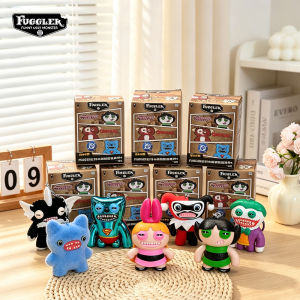 Fuggler | Fuggler Original Keychain Toy FUGG withLittle Monster Joker Harley Quinn Collaboration Blind Box Model Figures Doll Random Gift