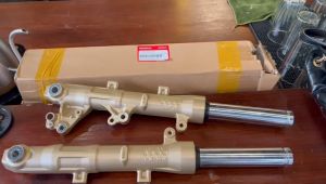 Phuộc trước vàng đồng ABS xe Winner X ver2 đời 2019 2020 2021 và 2022