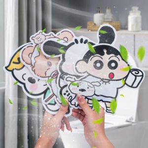 【On Sale】5Pcs Home Deer Toilet Deodorizing Sticker Animal Deodorant Patch Closet Shoe Box Fragrance Paper