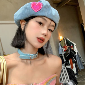 Casual ถาม Xiangfang หมวก Beret สําหรับผู้หญิงชายคาขนาดใหญ่สไตล์ฤดูร้อนอเนกประสงค์ Face-Framing หมวกสําหรับเยาวชน Party Travel