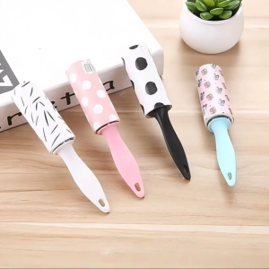 Cây Lăn Bụi Mini Bỏ Túi – Lăn Lông Thú Dùng Cho Xe Hơi Sofa Sử Dụng Lõi Giấy Dạng Con Lăn Bụi - Tiện Dụng Mang Đi Du Lịch GD911-LanBui-QUE