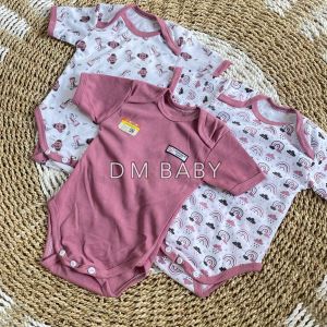 Seri Taro - 3 PCS Jumper Bayi New Born Bahan Kaos Bayi Baru Lahir