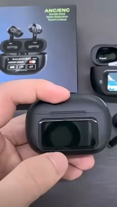 A9 PRO Wireless Earbuds: LED Display & HiFi Sound | TWS Bluetooth Headset - Dark