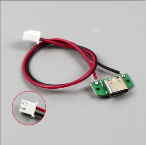 1/2/5PCS Typec Female 16pin Connector with1.25/2.0/2.54 Wire USB Male Plug Electric Terminals Welding DIY Charge Cable PCB Board