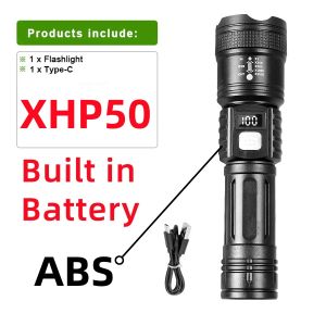 2026 New 9900000000LM 20000mAh XHP360 Flashlight Ultra Powerful Flash Light Zoom USB Rechargeable Lantern Outdoor Camping Torch