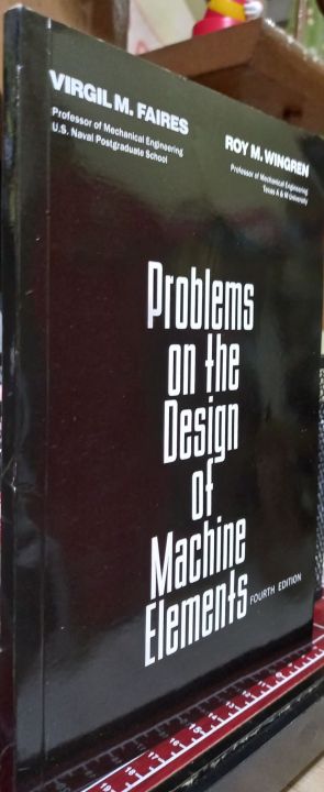 PROBLEMS ON THE DESIGN OF MACHINE ELEMENTS (4TH EDITION) | Lazada PH