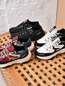 Outdoor Climbing Shoes Mens Spring 2025 New Style Anti-Slip Soft Bottom Thickened Casual Sports Shoes Breathable round Toe