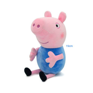 19CM Peppa Pig Plush Toys George Eddie Bear Mr Dinosaur Anime Cartoon Stuffed Doll Gift Toy Pigs Home Childrens Room Ornaments