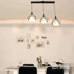 Diamond Chandelier Ceiling Light for Dining Room Kitchen Lamp Hallway lamp Diamond design