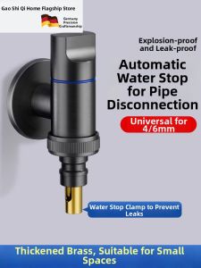 Automatic Stop Valve Copper Laundry Faucet