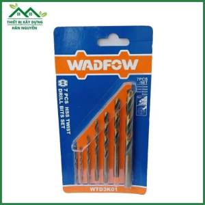 Mũi khoan sắt Wadfow WTD3K01 HSS chân tròn 2 3 4 5 6 8mm chuyên khoan kim loại