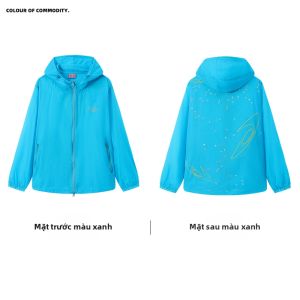 JNXS | Áo Khoác Mỏng In Sao Bảo Vệ Chống Nắng UPF50+