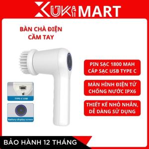 Bàn chải điện chống nước đa năng cầm tay thiết kế cầm tay không dây giúp bạn dễ dàng loại bỏ bụi tại các góc hẹp giúp bạn chà sàn giặt bồn rửa khung kính bồn tắm khe cửa và các kẽ hở khác nhanh hơn - XUKI MART