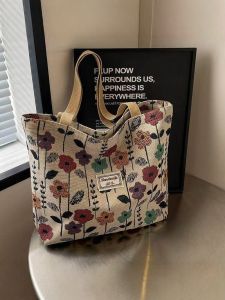 JYHOME | Large Capacity Canvas Tote Bag for Women 2026 New Model Fashionable Shoulder Bag for Commuter Work Daily Use