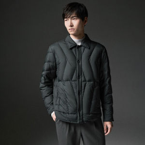 Business Casual Warm White Duck Down Padded Jacket