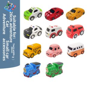 QAT | Track Car Toys Inertia Magnetic Police Cars Mini Cars Racing Accessories