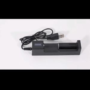 ORIGINAL Charger Battery Baterai Type 18650 Single Slot USB Universal Fast Charging