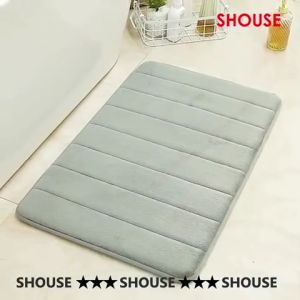 Thảm lau chân phòng tắm cao cấp KR02 Shouse phòng khách lau chân trải sàn thấm hút nước đế chống trơn trượt nhà bếp