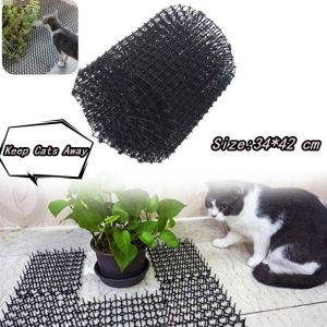 Cat Scat Mat Anti-Cat and Pest Plastic Prickle Strip Cat Repellent Pad Outdoor Anti Cat Dog 49*13CM/34*42cm