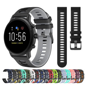 Sport 20mm 22mm Strap For Fossil GEN 6 5 5E 44mm Silicone Band GEN 5 LTE 45mm/Gen 5 HR/Gen 6 Wellness Bracelet Replace Watchband