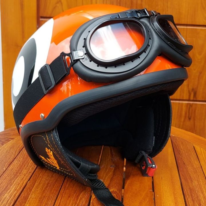Helm Vespa 75 Orange Lazada Indonesia
